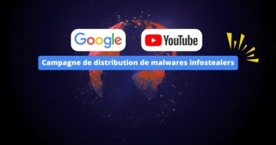 Google et YouTube - Campagne de distribution de malwares infostealers