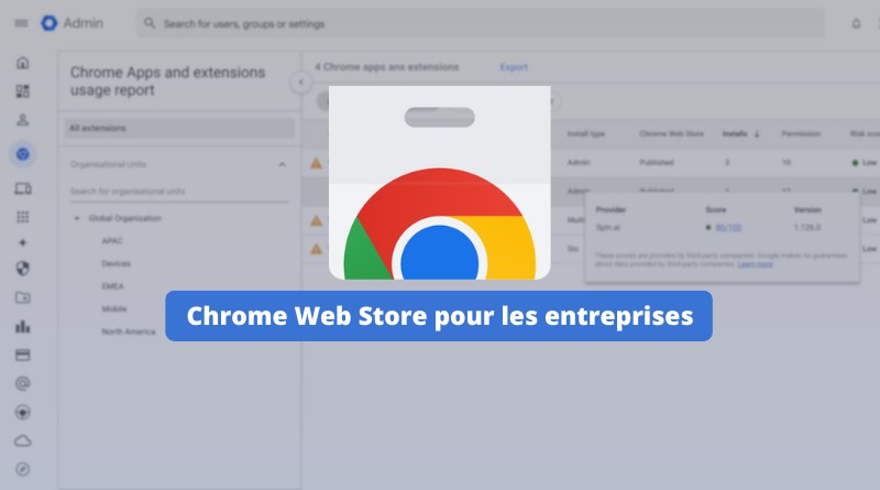 Google lance un Chrome Web Store personnalisable pour les entreprises