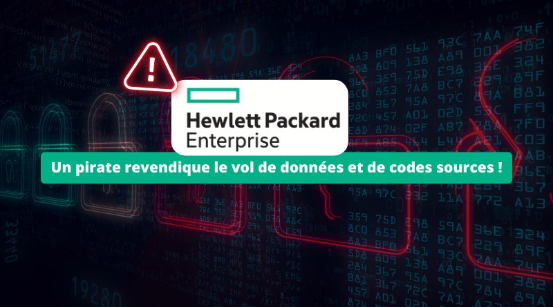 HPE - Un pirate revendique le vol de données et de codes sources