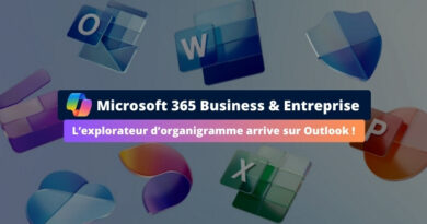 Microsoft 365 Business et Entreprise - Explorateur d’organigramme arrive sur Outlook