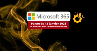 Microsoft 365 - Panne du 13 janvier 2025