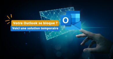 Outlook se bloque pendant écriture d'un e-mail - Solution temporaire