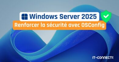 Tuto Windows Server 2025 OSConfig