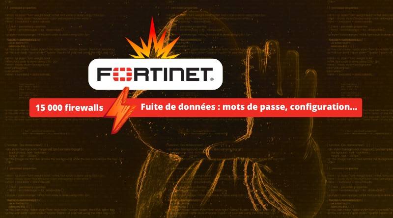 Un pirate dévoile les mots de passe de 15 000 firewalls Fortinet