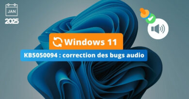 Windows 11 KB5050094 - Correction des bugs audio