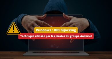 Windows - Tecnique RID hijacking utilisée par Andariel