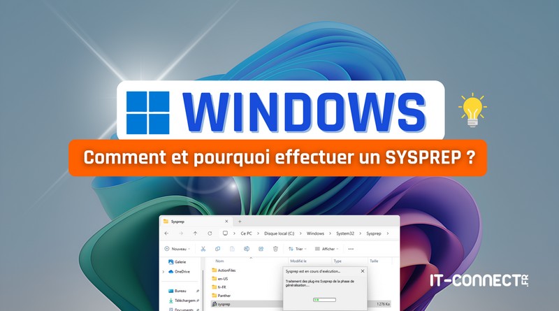 tuto Windows 11 24H2 SYSPREP