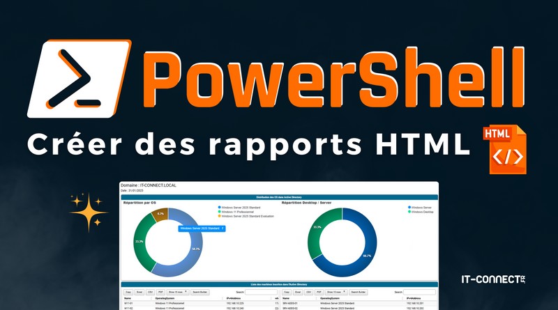 tuto powershell créer des rapports HTML